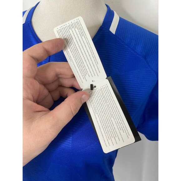 Nike Dri-Fit Women's Shirt Blue Athletic Short Sleeve Soccer Size Medium - Picture 7 of 8